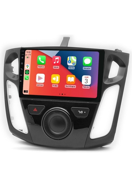 E100775 Ford Focus 3 4 6 GB Ram 64 GB Hafıza Carplay Android Multimedya Teyp