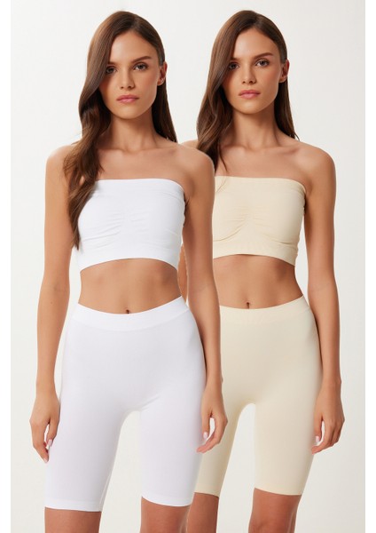 2’li Paket Dikişsiz Örme Boxer