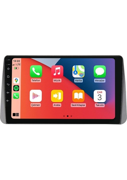 Q101777 Fiat Egea Cross 2019-2021 6 GB Ram 64 GB Hafıza QLED Ekran Carplay Android Multimedya Teyp
