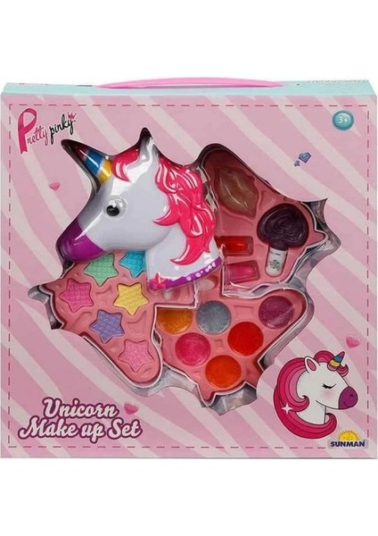Bfs Nessiworld 2602 Unicorn Şekilli 3 Katlı Makyaj Güzellik Seti modelleri