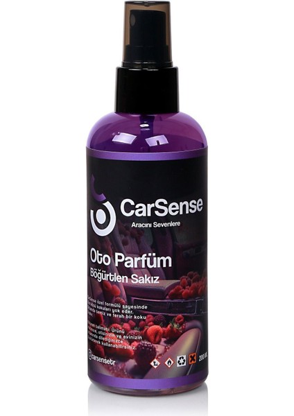 Oto Parfüm Böğürtlen Sakız - Sprey Araç Kokusu 200 ml