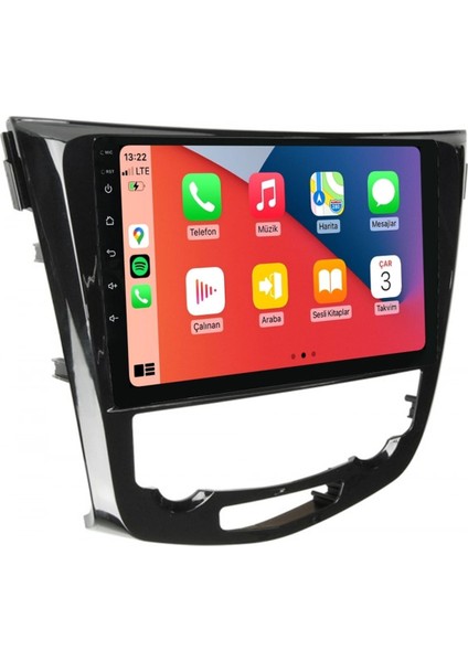 Q101784 Nissan Qasqai 2013 2018 6 GB Ram 64 GB Hafıza QLED Ekran Carplay Android Multimedya Teyp