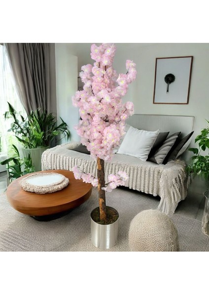 Yapay Çiçek 150 cm Pembe Bahar Dalı