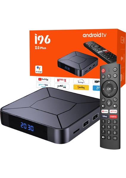 I96 Z8 Plus 4K Android Tv 2gb RAM-16GB Hafıza /wifi/lan/bt/hdmı/2xusb/tf-Kart