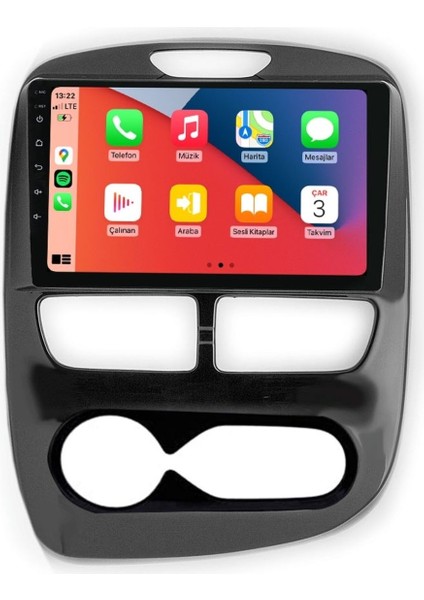 Q101782 Renault Clio 4 Manuel Klima 6 GB Ram 64 GB Hafıza QLED Ekran Carplay Android Multimedya Teyp