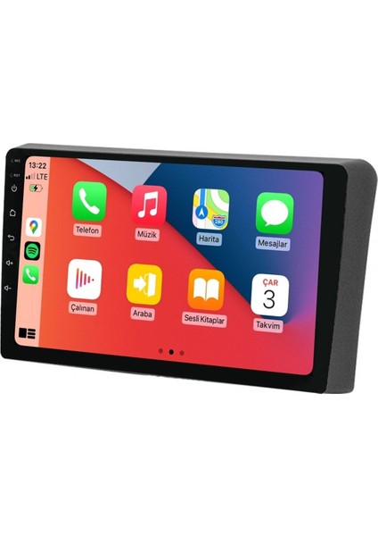 Q101785 Audi A3 2003 2012 6 GB Ram 64 GB Hafıza QLED Ekran Carplay Android Multimedya Teyp