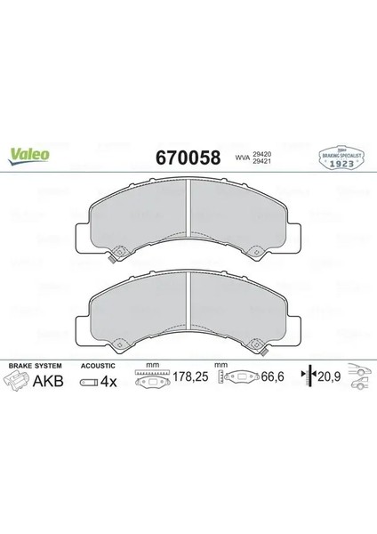 ARKA FREN DİSKİ BALATASI ISUZU N WIDE NNR NLR85 EURO5 /6