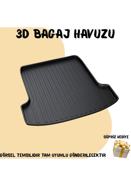 Citroen C4 (Iı) 202011 ve 2020 3D Bagaj Havuzu