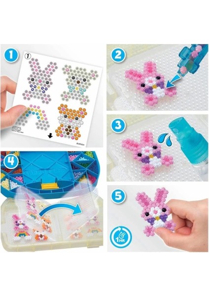 Bfs Nessiworld 31912 Aquabeads Çantalı Başlangıç Seti 900 Parça +4 Yaş modelleri