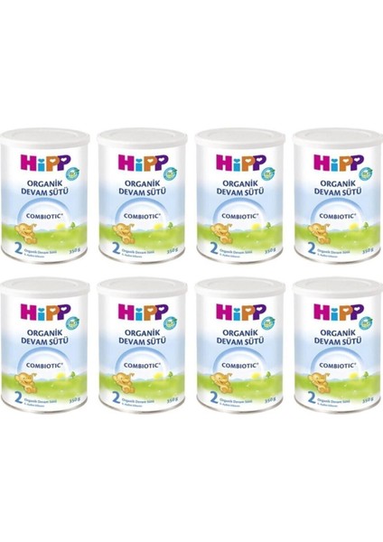 Hipp 2 Organik Combiotic Devam Sütü 350 gr - 8'li
