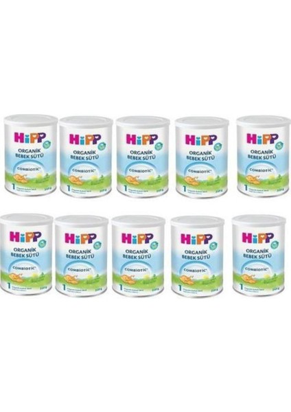 1 Organik Combiotic Bebek Sütü 350 gr - 10'lu