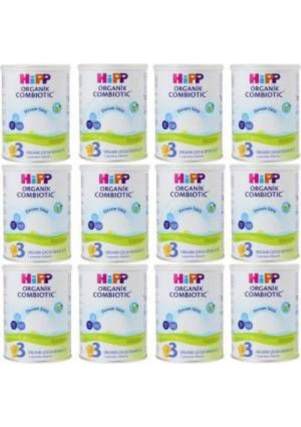 Hipp 3 Organik Combiotic Devam Sütü 350 gr x 12 Adet