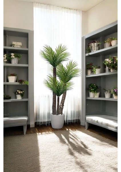 Yapay Palmiye Ağacı 3 Dal 130 cm 27 Yaprak