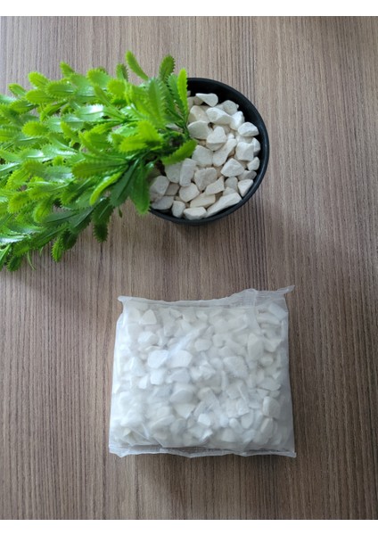 Elmas Saksılı 5 Dallı Yoğun Yapraklı Yapay Bitki Çiçek Sarkıt Dekor (75 Cm)