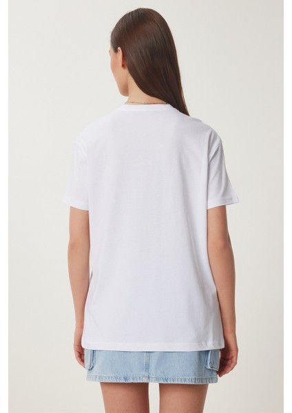 Yıldız Armalı Nakışlı Örme T-Shirt fırsatları