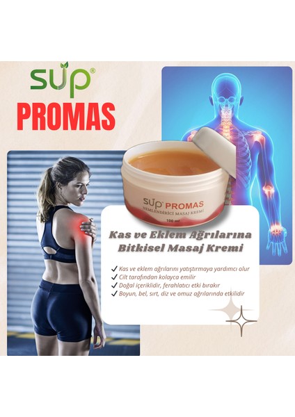 Promas Bitkisel Masaj Kremi – 100 ml fırsatları