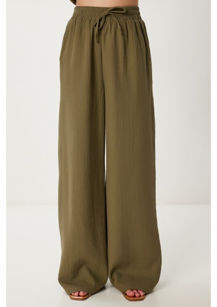 Oversize Müslin Gömlek Pantolon Takım