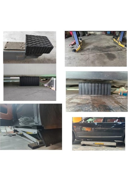 Kauçuk Lift Takozu 160*120*80MM (4'lü Set) modelleri