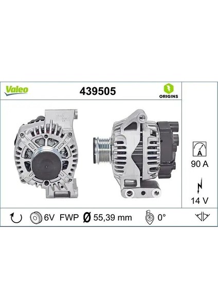 Alternator 12V 90A Doblo Fıorıno Grande Punto Idea Lınea Panda Punto 1,3d 05