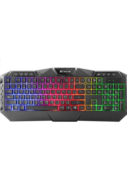 LED Işıklı Gaming Oyuncu Klavye Mouse Set x Me 852 Series