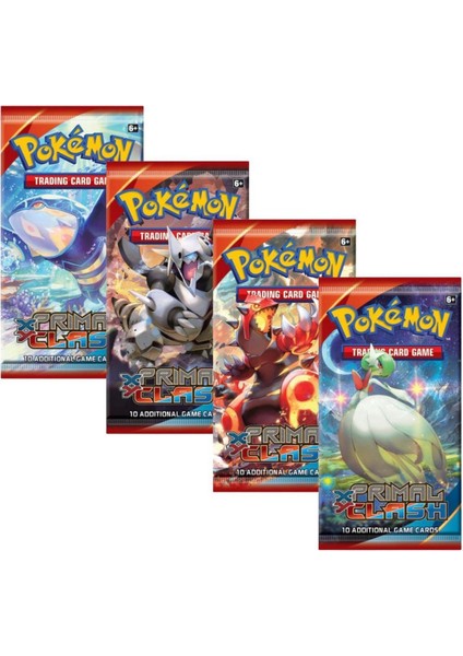 Pokemon Oyun Kartı Tcg Xy Primal Clash Lisanssız Booster Pack - 4 Paket (40 Kart) modelleri
