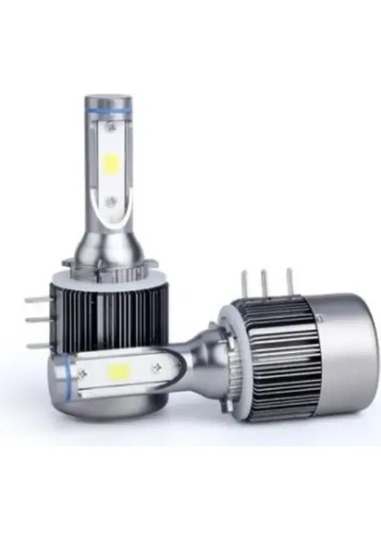 Ampul H15 LED Xenon Set 6500K 12V Uzun Kısa
