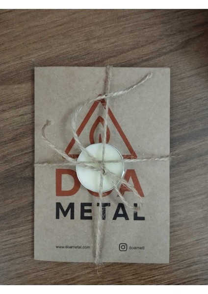 Yengeç Burcu Silüet Detaylı Katlanabilir Metal Mumluk