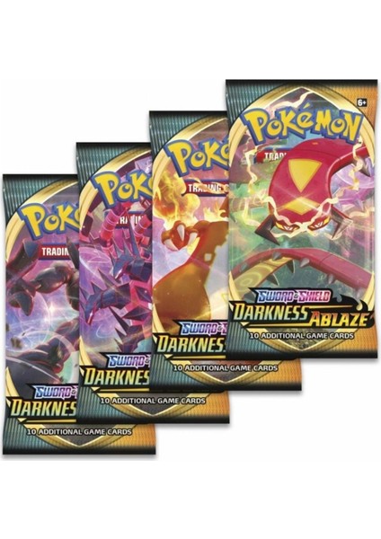 Pokemon Oyun Kartı Tcg Sword&shield Darkness Ablaze Lisanssız Booster Pack - 2 Paket (20 Kart) fiyatları