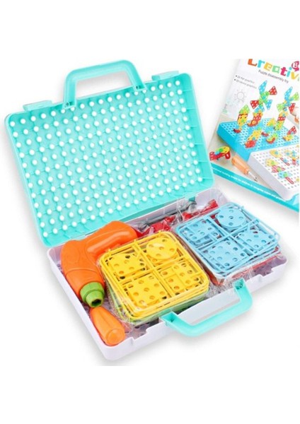 Stem 3 Boyutlu Eğitici Sök Tak Matkap Tamir Seti 340 Parça
