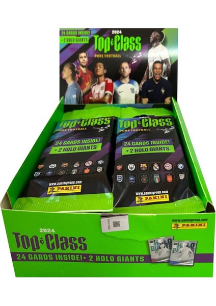 Fifa Top Class 2024 Fat Pack Futbolcu Kartları + 1 Paket (24 Adet Kart + 2 Holo Giants Kart) fiyatları