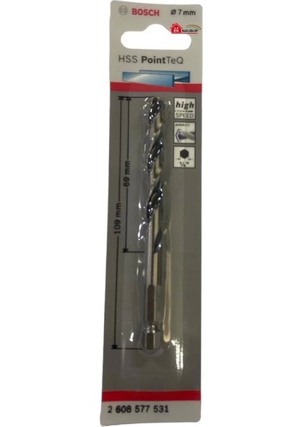 Bosch Pointteq Altıgen Şaftlı Hss Matkap Ucu 7 Mm.gzpmi