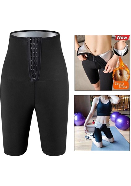 Uzun Sauna-Şort Model Zayıflatan Termal Iki Beden Incelten Vücut Şekillendirici Sauna Agraflı Korse modelleri