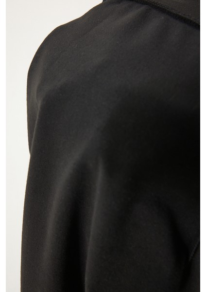 Yüksek Bel Şardonlu Şekillendirici Suni Deri Tayt LBE0002 SİYAH modelleri