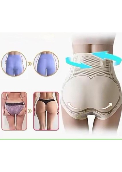 Tr Kadın Dikişsiz Seamless Balen Destekli Kaymaz Bel V-Control Yüksek Bel Toparlayıcı Korse Külot I indirimleri