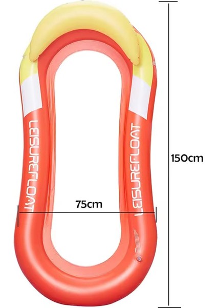 Fileli Şişme Deniz Yatağı – 150X75 cm Serinletici Baş Destekli Deniz Yatağı | 14+ Yaş fırsatları