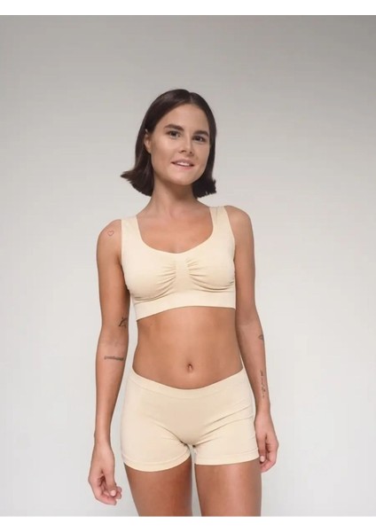 Bej Moncorno Model Premium Seamles Toparlayıcı Iz Yapmayan Boxer Spor Korse Ten RENK03 Slip Tr Type fiyatları