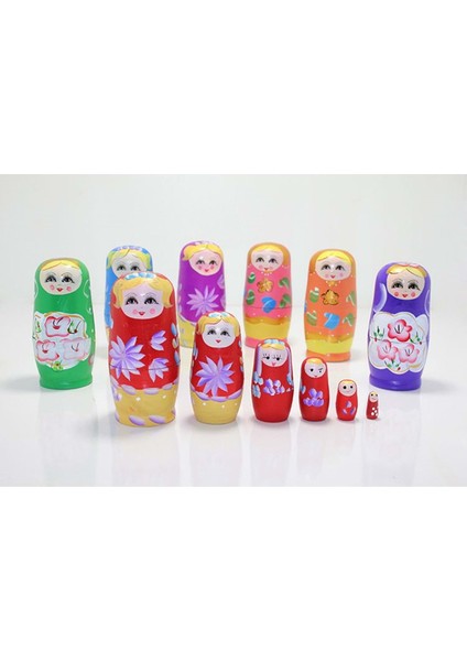 6'li Ahşap Matruşka 14 cm