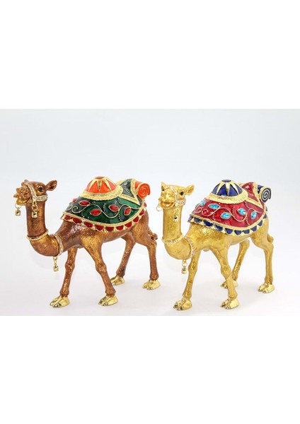 Sıvaroskı Taşlı Tekli Deve Figürü 20*17 cm