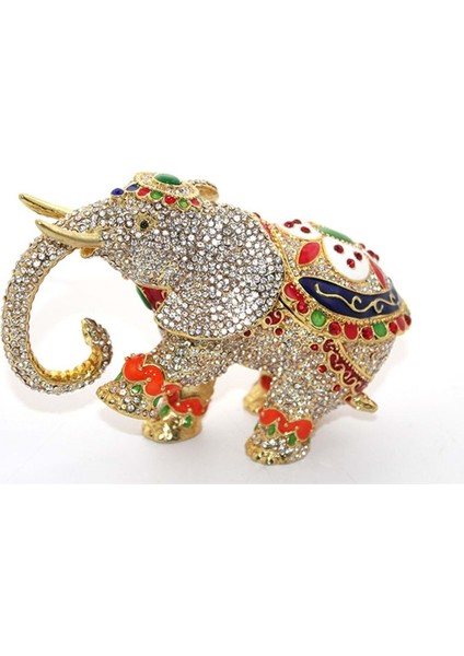 Sıvaroskı Taşlı Tekli Fil Figürü 14*8 cm