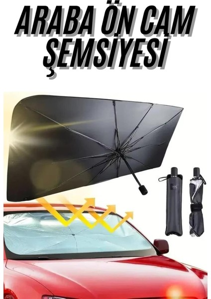 Ön Cam Güneşlik Şemsiye Tüm Araçlar Için Araba Katlanabilir Güneşlik
