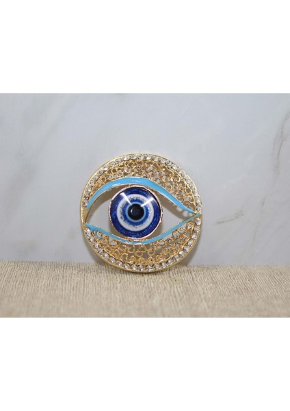 Sıvaroskı Taşlı Nazar Boncuğu Magnet 5-7 cm