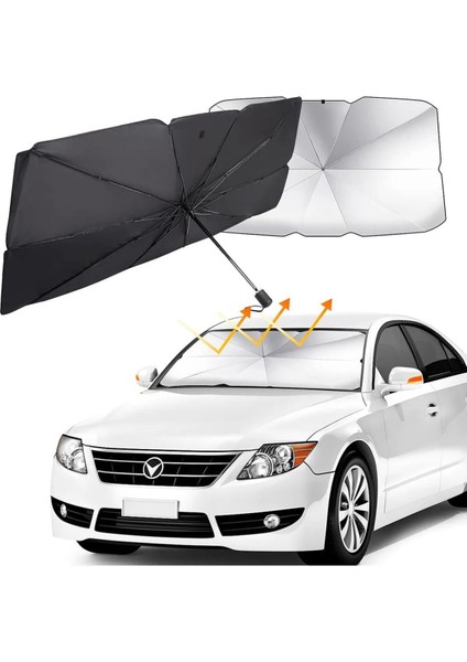 Oto Ön Cam Şemsiyeli Güneşlik Araba Camı Araç Içi Güneşliği Golf Polo Passat Tiguan Caddy Jetta