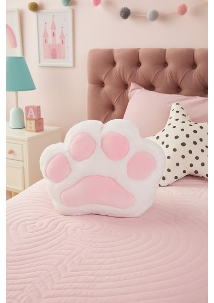 Pati Peluş Yastık, Uyku Arkadaşı Kedi Pati Peluş Yastık 40cm