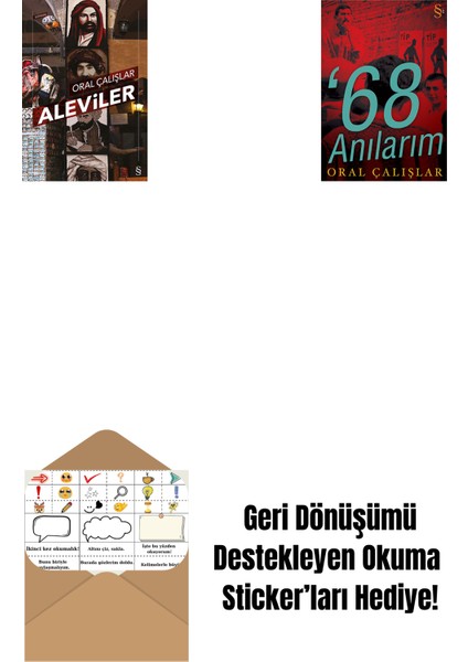 Aleviler + 68 Anılarım + Okuma Sticker'ları