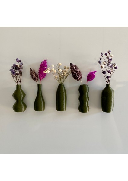 Miniflora - 5'li Magnetli Mini Vazo