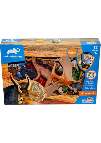 Bfs SH-D5903 Kutulu 12 Parça Dinozor Seti - Vardem Oyuncak