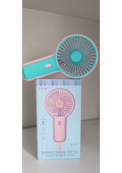 Mini Fan Vantilatör Şarj Edilebilir Type C