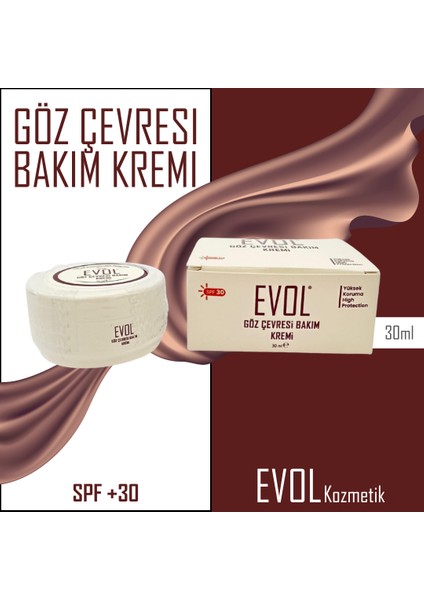 Göz Çevresi Bakım Kremi Spf +30 30ML