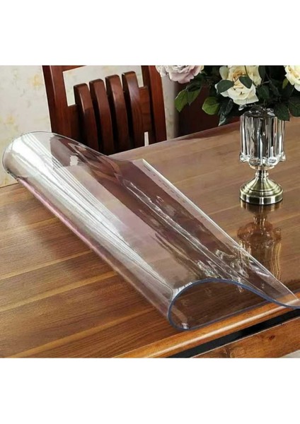 1.2 mm Kalinlik 100 cm En Şeffaf Kalın Pvs Masa Koruyucu Mika Masa Örtüsü fiyatları