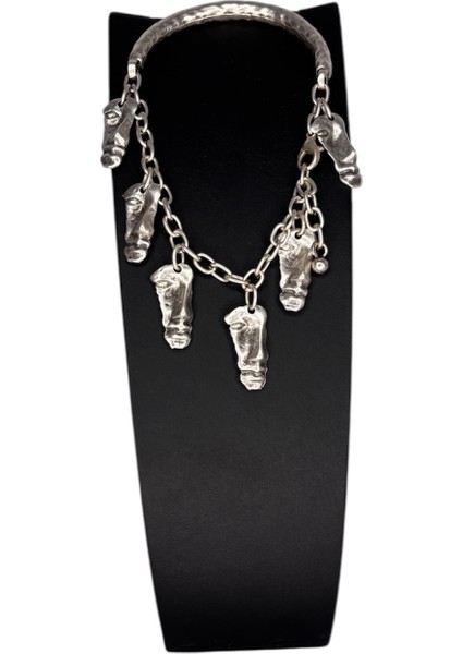 Gümüş Kaplamalı Zamak Set, Yüzler (Kolye, Bileklik, Küpe, Yüzük) modelleri